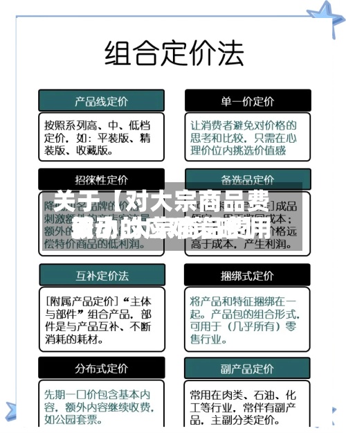 关于【对大宗商品费用较小,大宗商品费用波动的应对策略】-第3张图片
