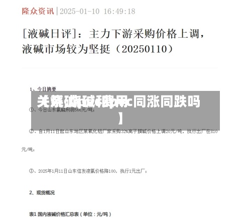 【烧碱pvc费用关系,烧碱和pvc同涨同跌吗】-第2张图片