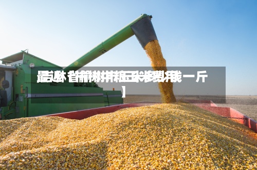 最近【榆树中粮玉米费用,吉林省榆树市玉米多少钱一斤】-第2张图片