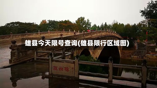 雄县今天限号查询(雄县限行区域图)-第2张图片