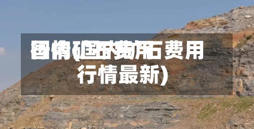 国内矿石费用行情(国内矿石费用行情最新)