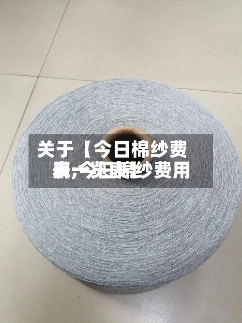 关于【今日棉纱费用表,今日棉纱费用表一览表】