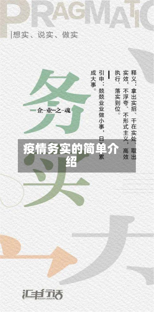 疫情务实的简单介绍