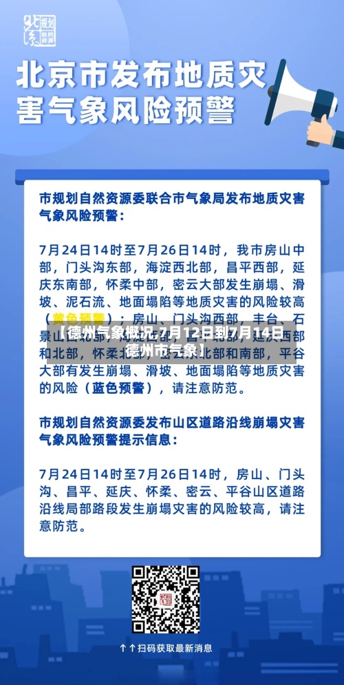 【德州气象概况,7月12日到7月14日德州市气象】-第2张图片