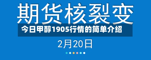 今日甲醇1905行情的简单介绍-第2张图片