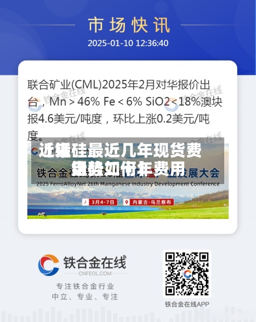 近来【锰硅最近几年现货费用锰硅二十年费用走势如何】-第2张图片