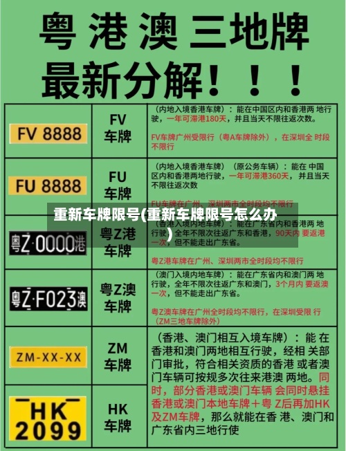 重新车牌限号(重新车牌限号怎么办)-第2张图片