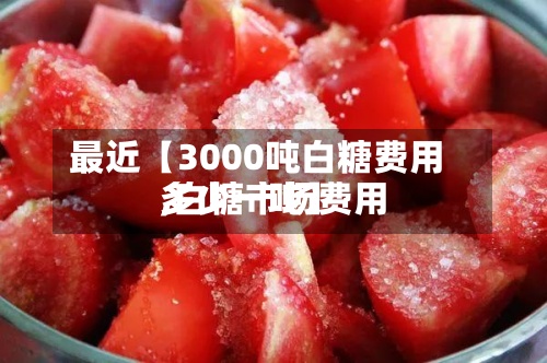最近【3000吨白糖费用,白糖市场费用多少一吨】-第2张图片