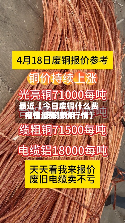 最近【今日废铜什么费用行情,废铜费用今日最新铜价行情】-第2张图片
