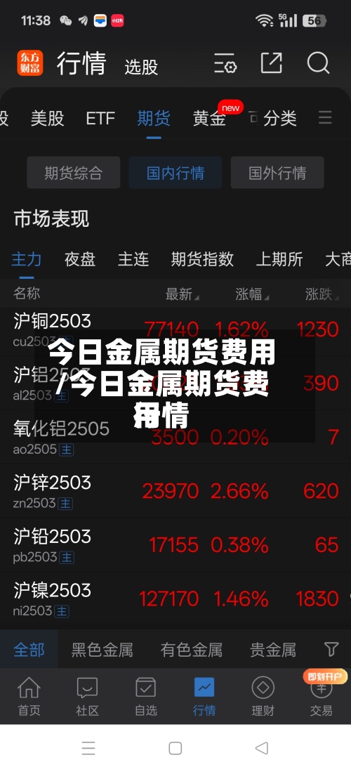 今日金属期货费用/今日金属期货费用行情-第3张图片