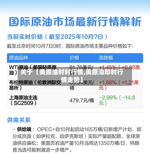 关于【美原油时时行情,美原油即时行情走势】-第2张图片