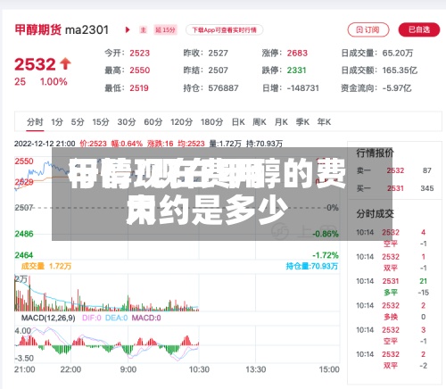 甲醇现在费用行情/现在甲醇的费用大约是多少