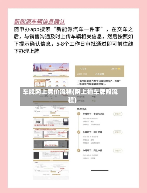 车牌网上竞价流程(网上拍车牌照流程)