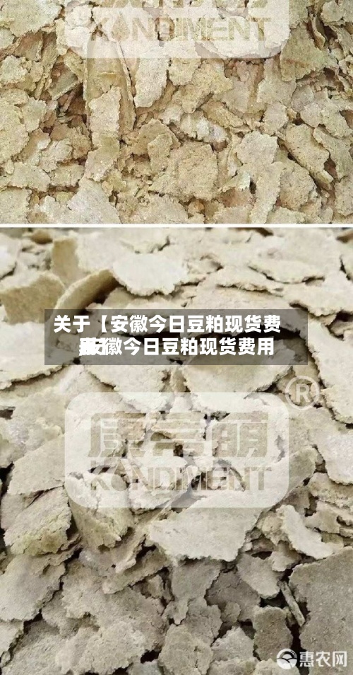 关于【安徽今日豆粕现货费用,安徽今日豆粕现货费用表】-第2张图片