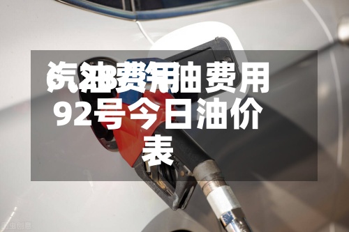 汽油费用6.28/汽油费用92号今日油价表
