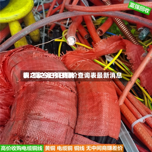 铜之家今日铜费用表/铜之家今日铜价查询表最新消息