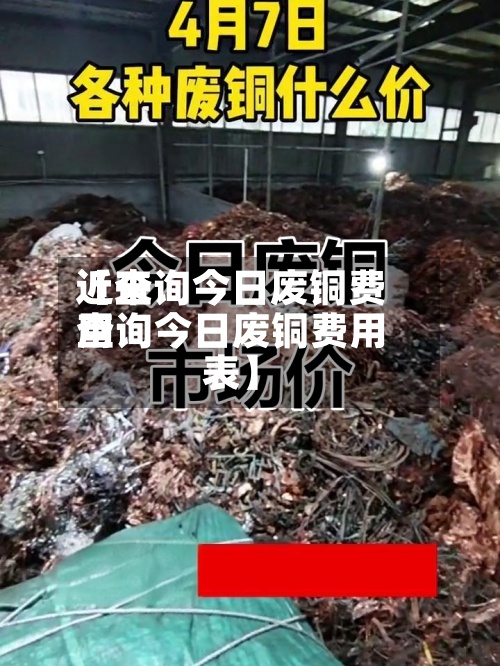近来【查询今日废铜费用查询今日废铜费用表】-第2张图片