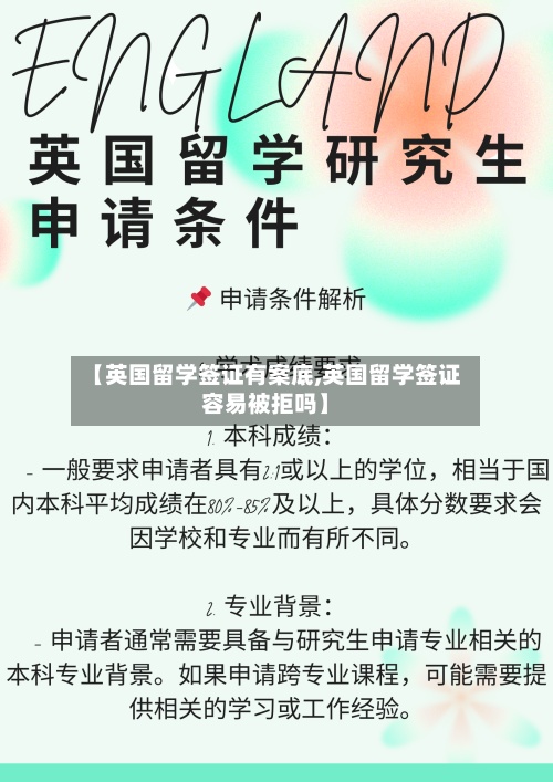 【英国留学签证有案底,英国留学签证容易被拒吗】