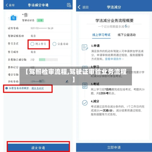 【驾照检审流程,驾驶证审验业务流程】