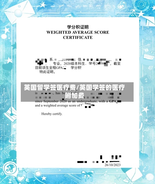 英国留学签医疗费/英国学签的医疗附加费-第2张图片