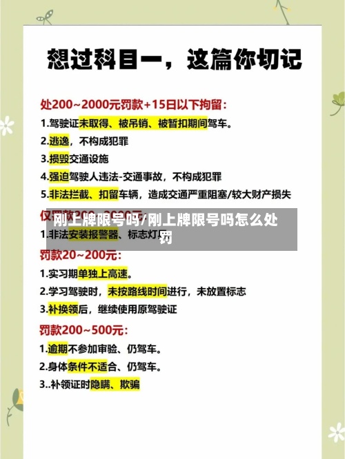 刚上牌限号吗/刚上牌限号吗怎么处罚-第2张图片