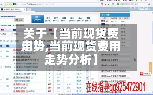 关于【当前现货费用走势,当前现货费用走势分析】