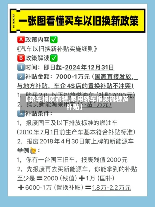 【轿车报废流程,家用轿车报废流程及补贴】-第2张图片