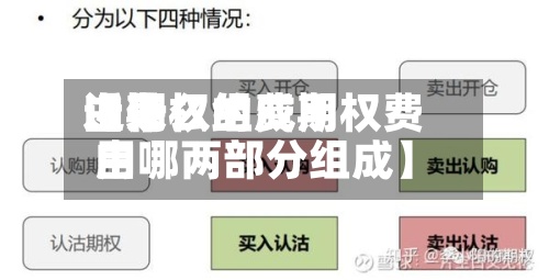 近来【期权的费用由什么组成期权费用由哪两部分组成】