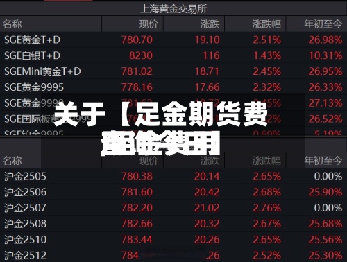关于【足金期货费用,足金费用查询今日】-第2张图片