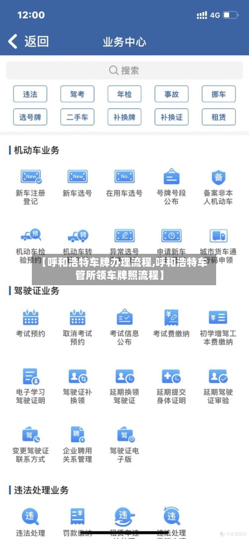 【呼和浩特车牌办理流程,呼和浩特车管所领车牌照流程】
