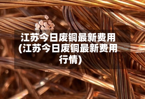 江苏今日废铜最新费用(江苏今日废铜最新费用行情)-第3张图片