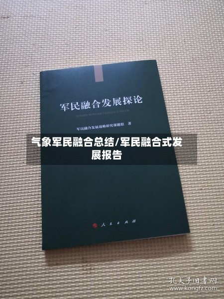 气象军民融合总结/军民融合式发展报告-第2张图片
