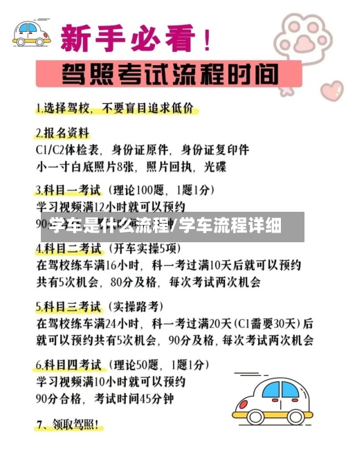 学车是什么流程/学车流程详细-第3张图片