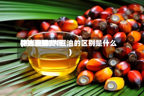 棕油费用和大豆油费用(棕榈油和大豆油的区别是什么)