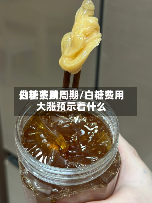 白糖费用处于下跌周期/白糖费用大涨预示着什么-第2张图片