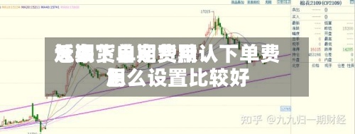 近来【期货自定费用怎么下单期货默认下单费用怎么设置比较好】-第3张图片