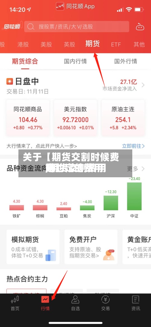 关于【期货交割时候费用,期货交割费用是约定的费用吗】