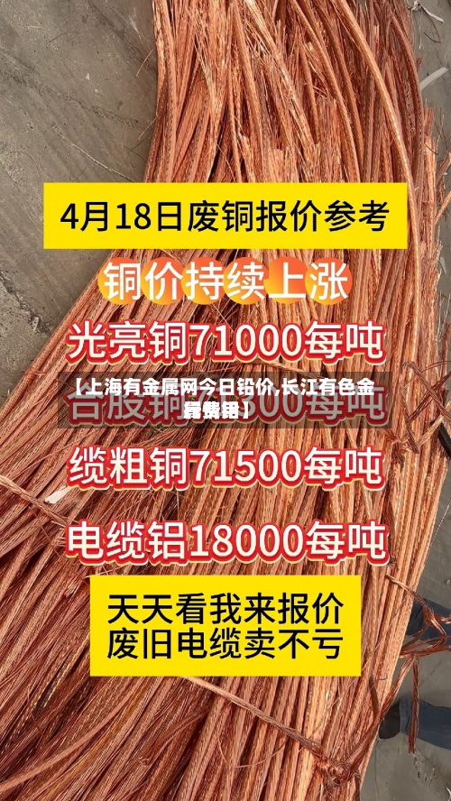 【上海有金属网今日铅价,长江有色金属费用行情铅】-第3张图片
