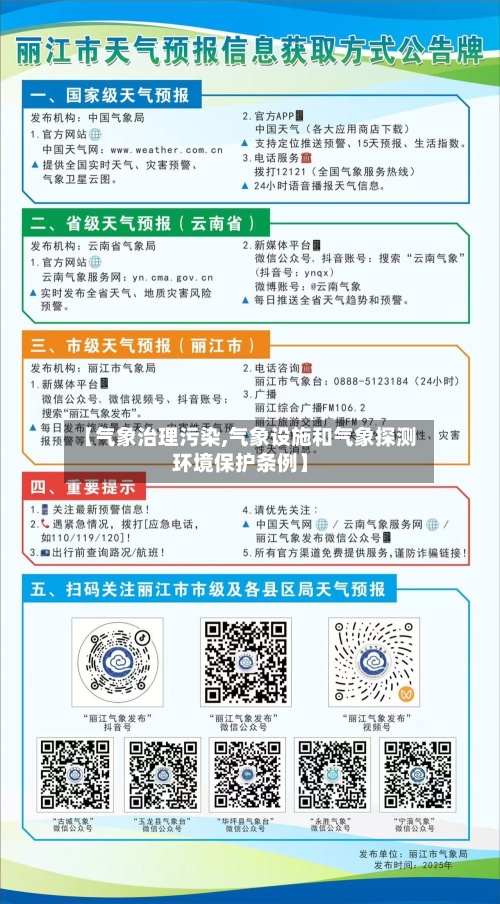 【气象治理污染,气象设施和气象探测环境保护条例】-第2张图片