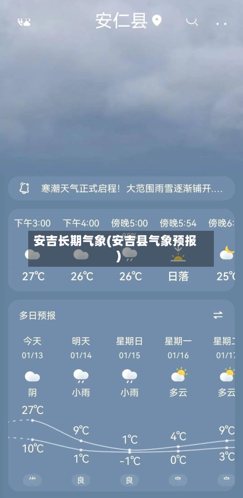 安吉长期气象(安吉县气象预报)-第2张图片