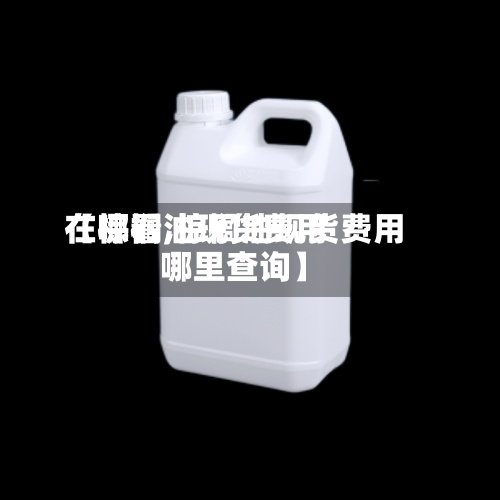【棕榈油现货费用在哪看,棕榈油现货费用哪里查询】