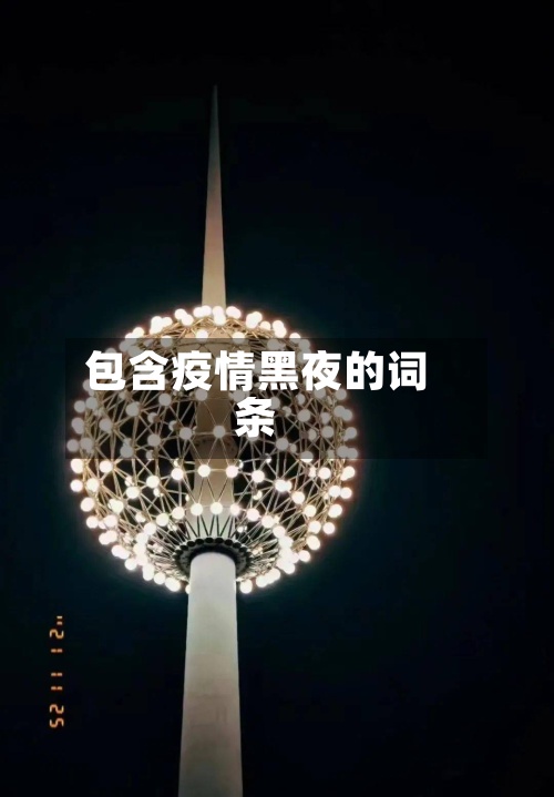 包含疫情黑夜的词条-第2张图片