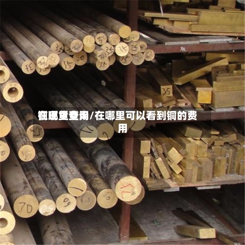 铜现货费用在哪里查询/在哪里可以看到铜的费用-第2张图片