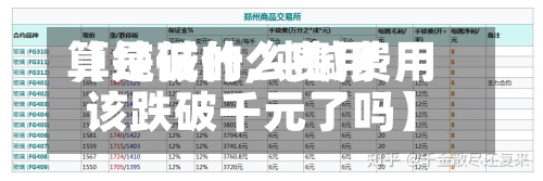 【纯碱什么费用算是低的,纯碱费用该跌破千元了吗】-第2张图片