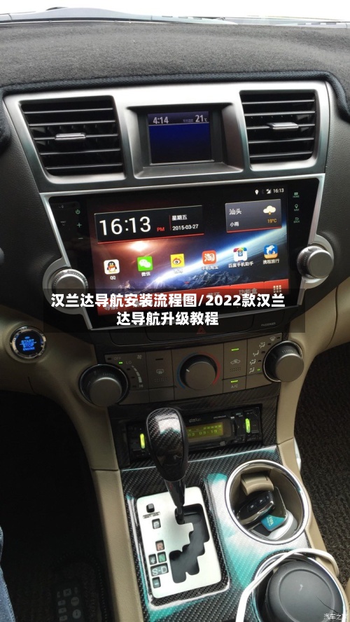 汉兰达导航安装流程图/2022款汉兰达导航升级教程