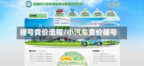 摇号竞价流程/小汽车竞价摇号-第3张图片
