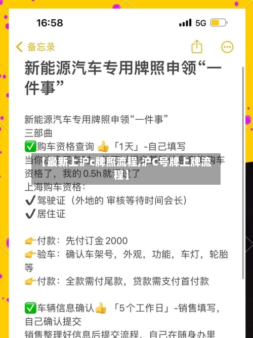 【最新上沪c牌照流程,沪C号牌上牌流程】-第2张图片