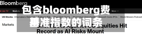 包含bloomberg费用基准指数的词条-第2张图片