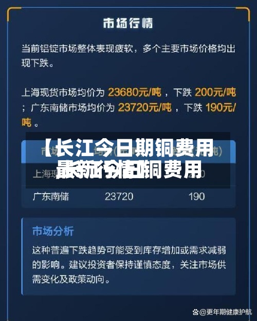 【长江今日期铜费用,长江今日铜费用最新行情】