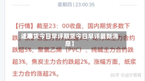 近来【期货今日早评期货今日早评最新消息】-第3张图片